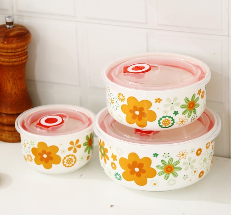 Three-piece set, fine bone chi - Food Storage For Baby review and price