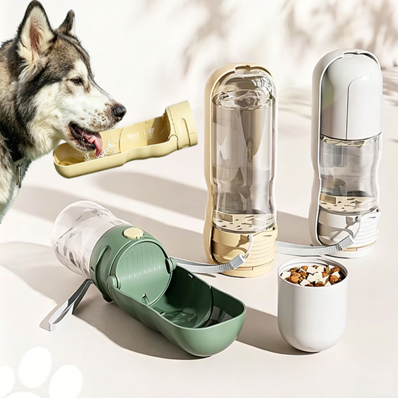 2-in-1 Portable Pet Water Bott - Portion Control Container review and price