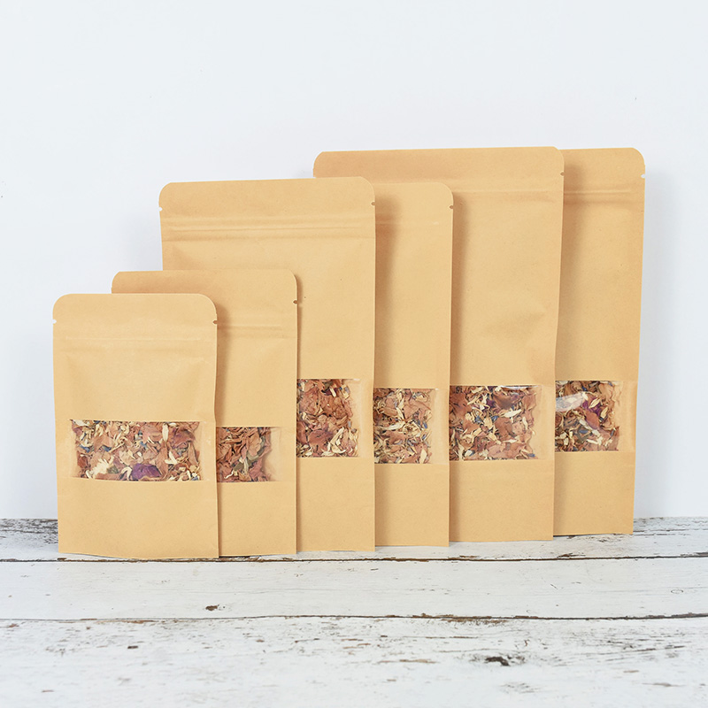 20/50pcs Kraft Paper Zip Lock  - Food Storage Zip Bags review and price