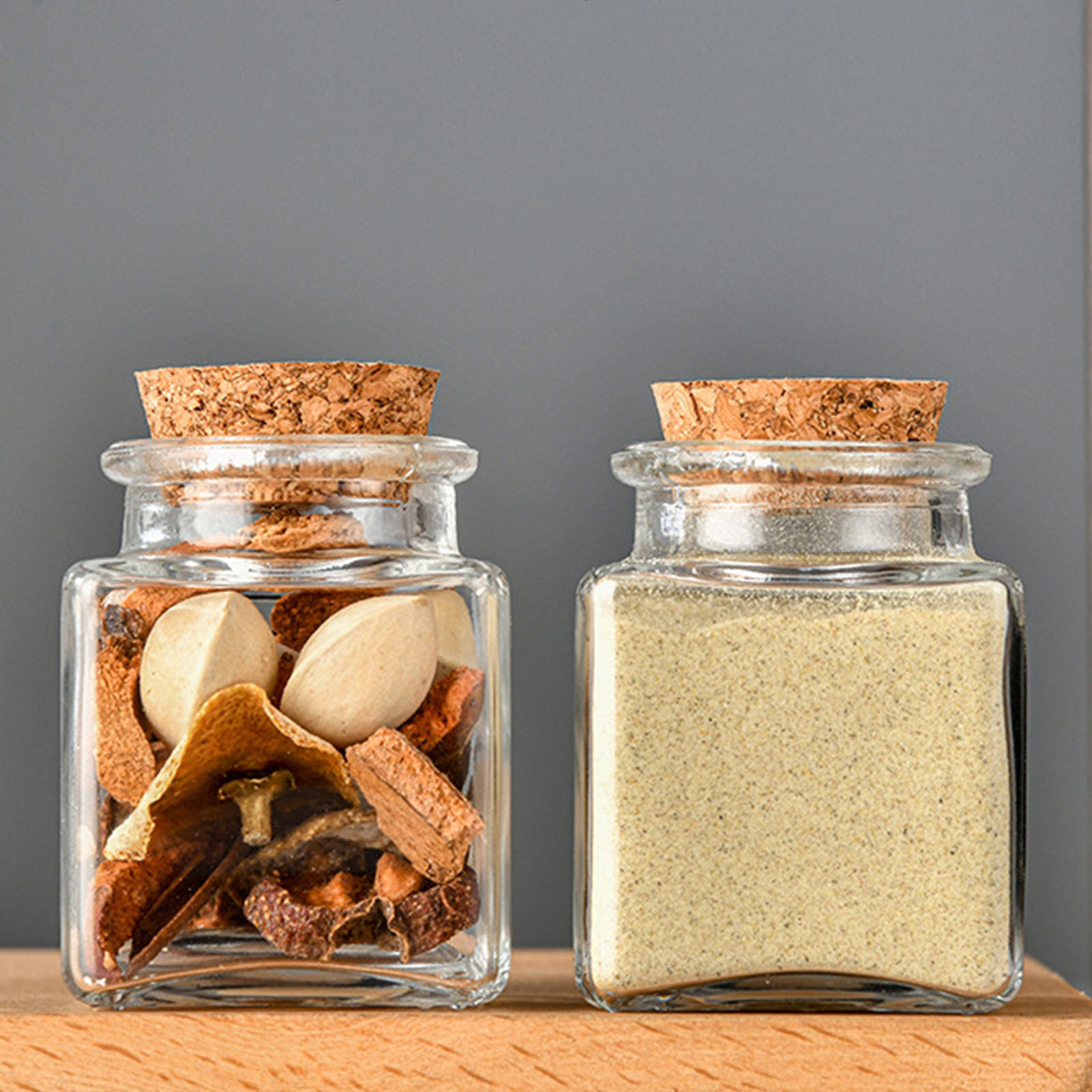 1/5/10Pcs Glass Storage Jars K - Food Storage Containers With Lids review and price