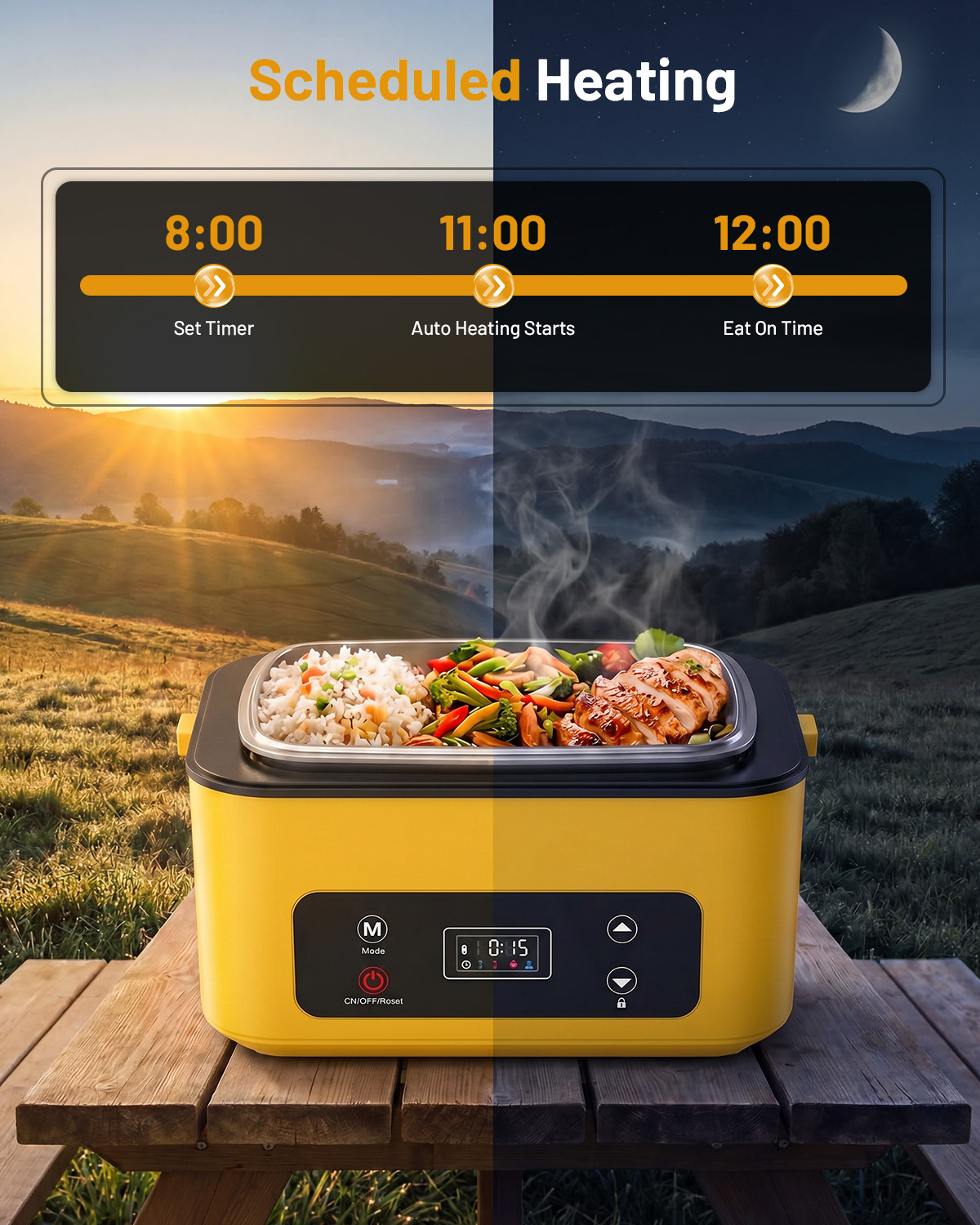 TaskStar Portable Heated Lunch - Portable Food Warmer review and price