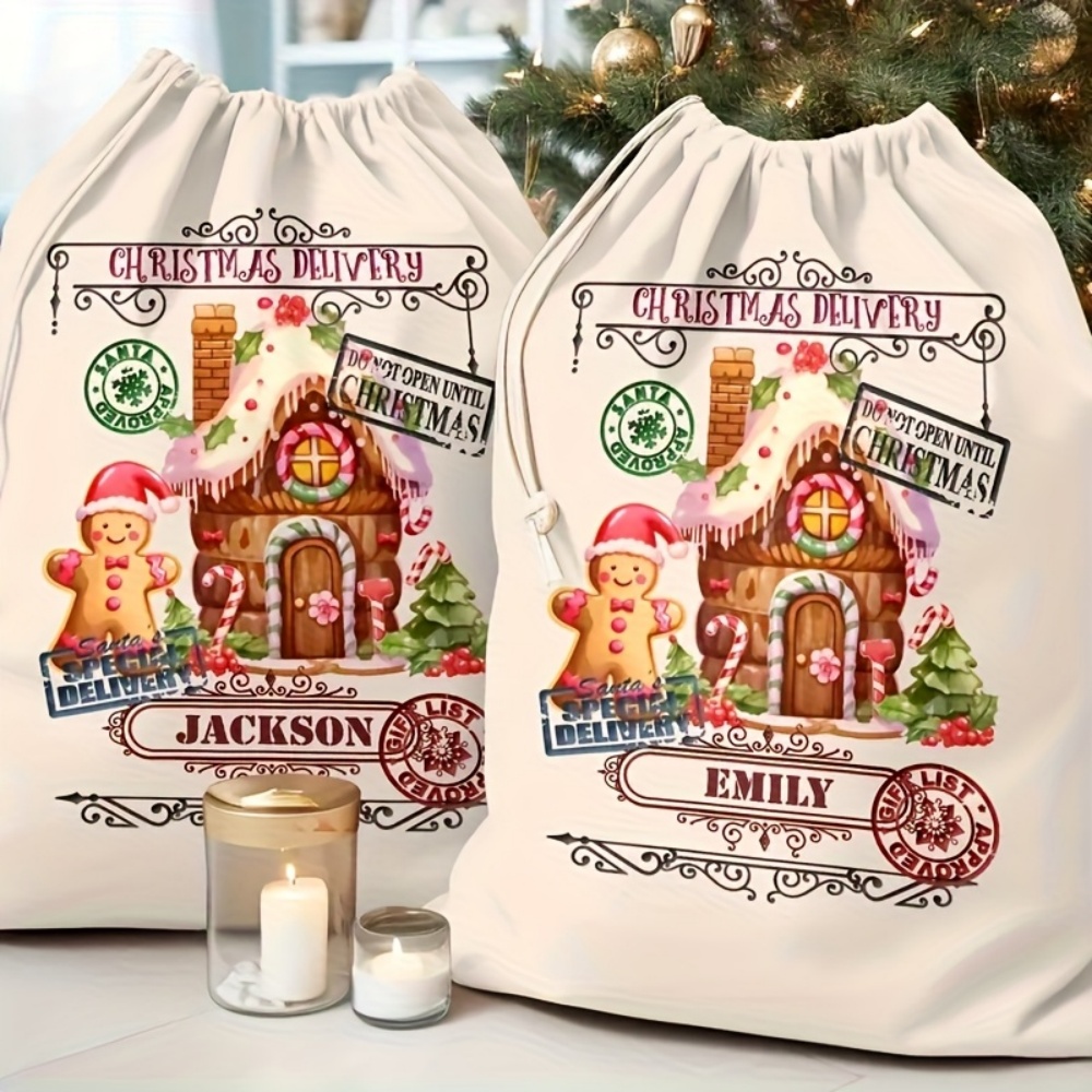 Custom Name Festive Gingerbrea - Food Storage Name review and price
