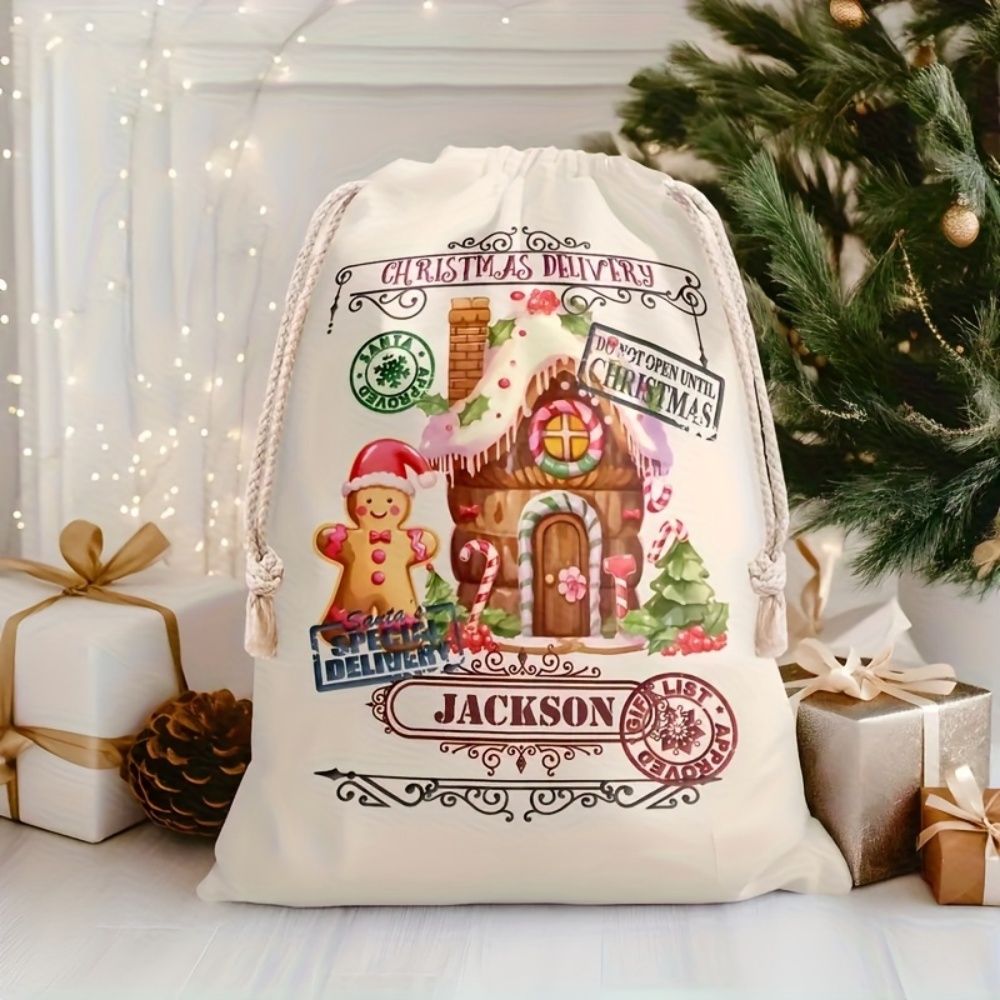 Custom Name Festive Gingerbrea - Food Storage Name review and price