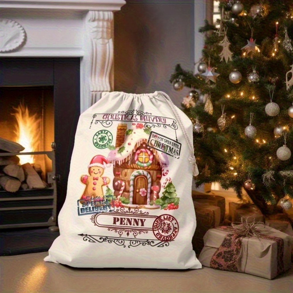 Custom Name Festive Gingerbrea - Food Storage Name review and price