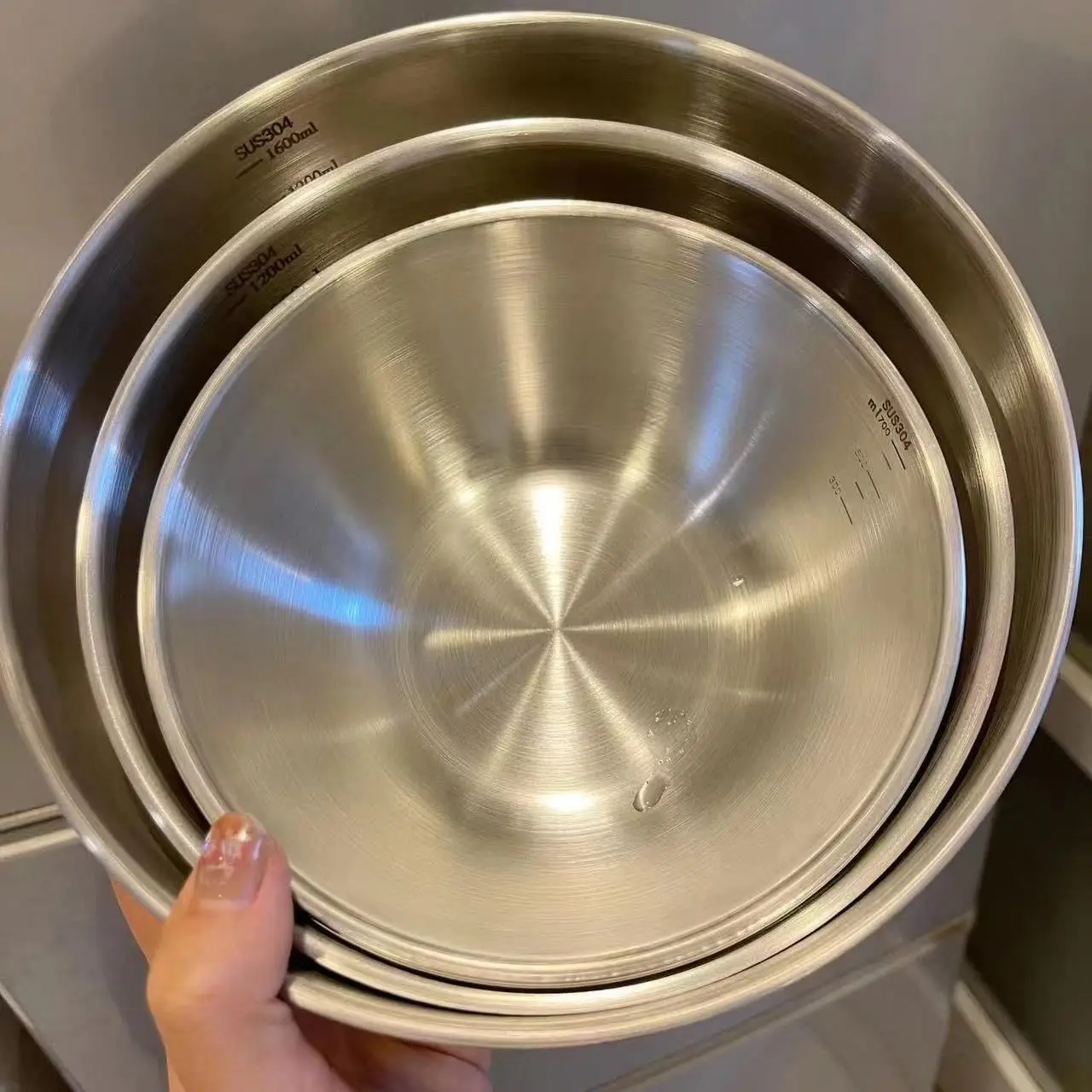 1-3 Stainless Steel Bowl Set w - Food Storage For Room review and price