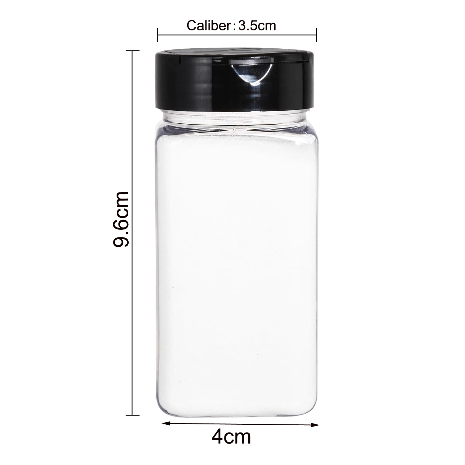 Square Large Plastic Spice Jar - Food Storage Containers With Lids review and price