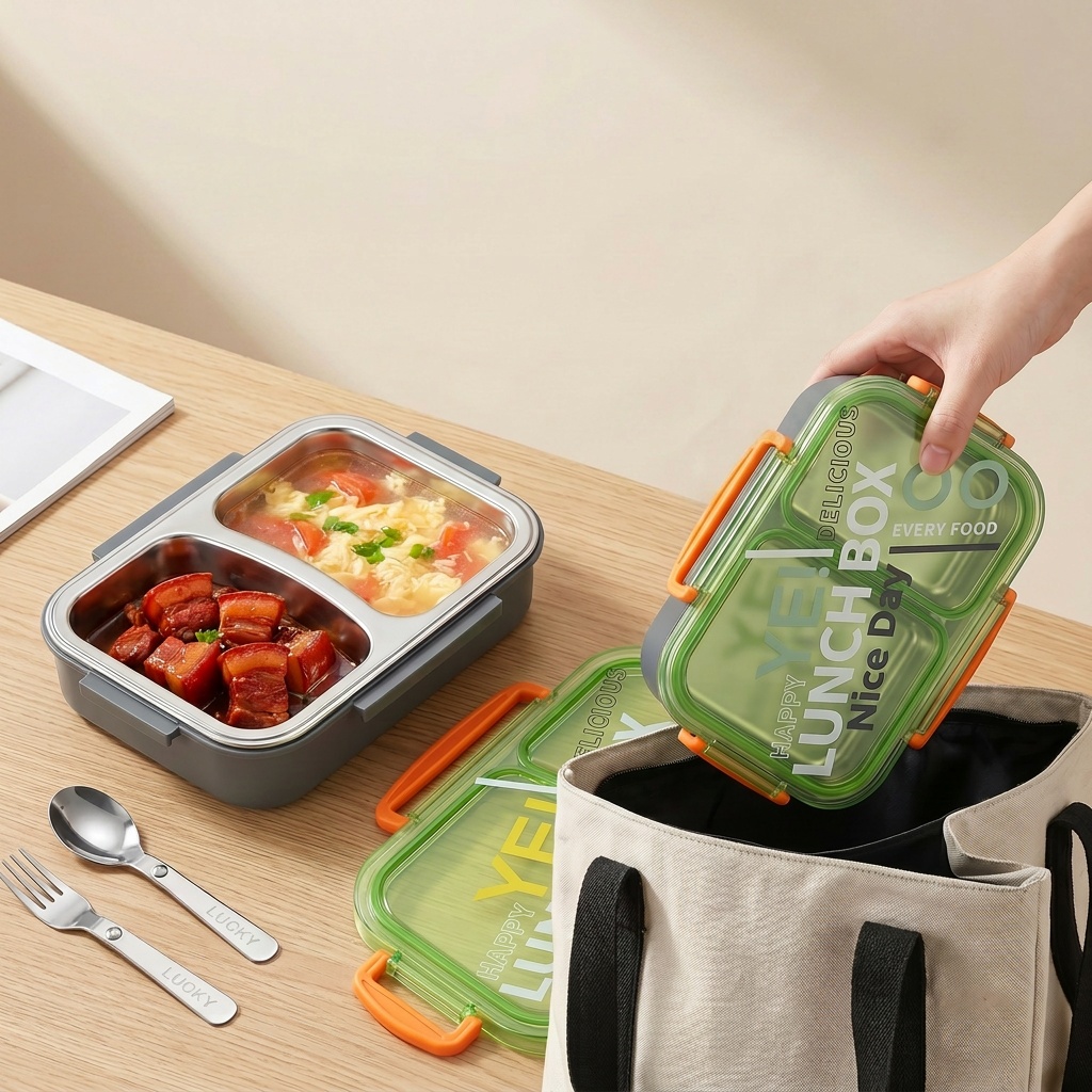 Microwavable 304 Stainless Ste - Food Storage Containers B&M review and price