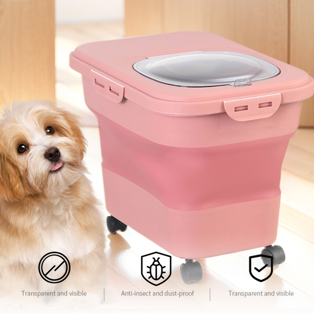 Collapsible Dry Cat Food Box 2 - Food Storage Containers B&M review and price