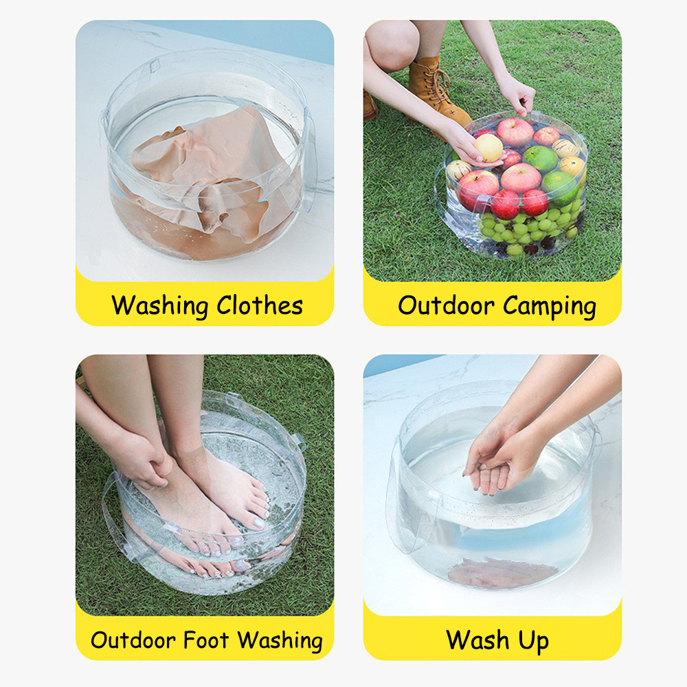 Foldable Transparent Bucket Pi - Food Storage Not Plastic review and price