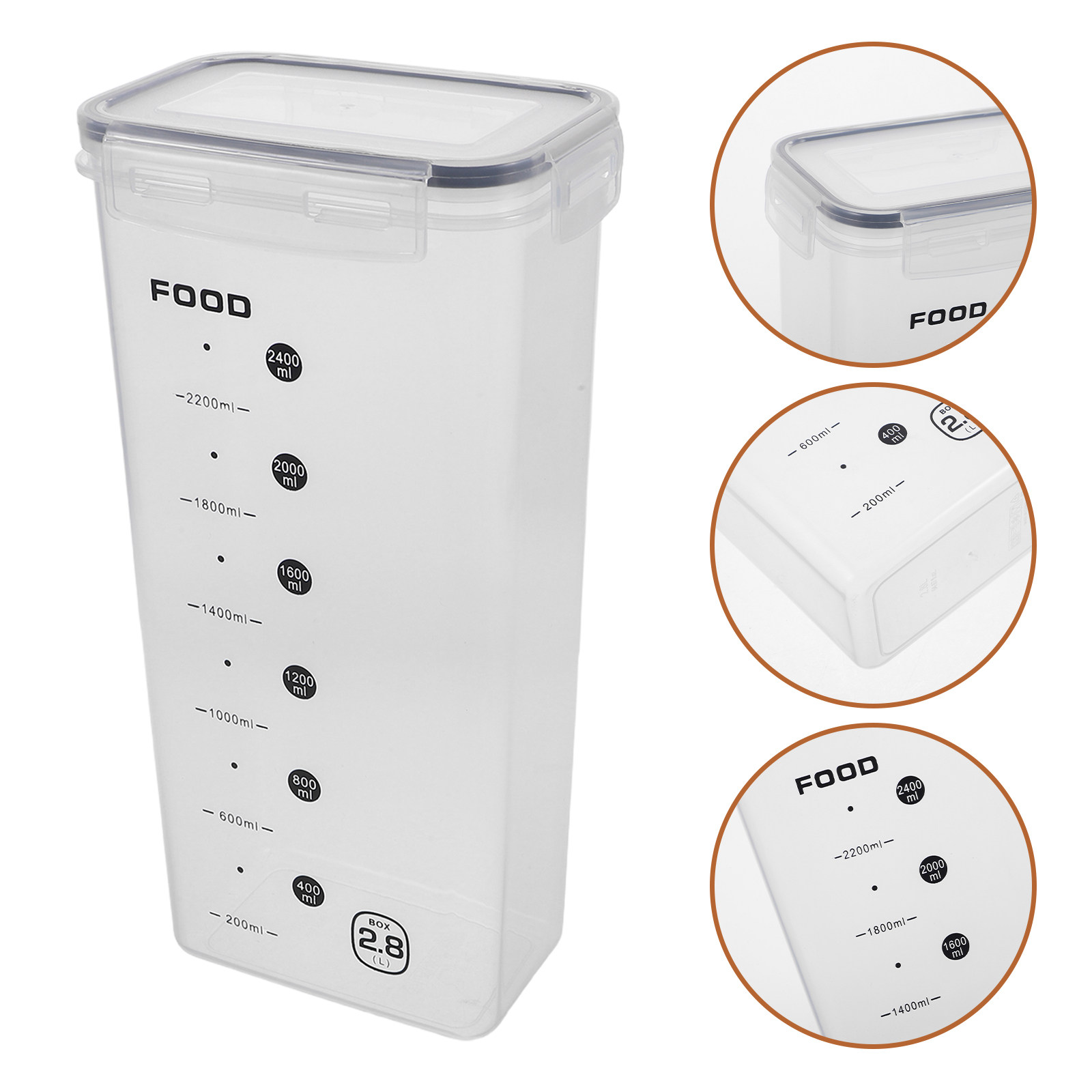 2Pcs Grain Storage Containers  - Food Storage Jars Airtight review and price