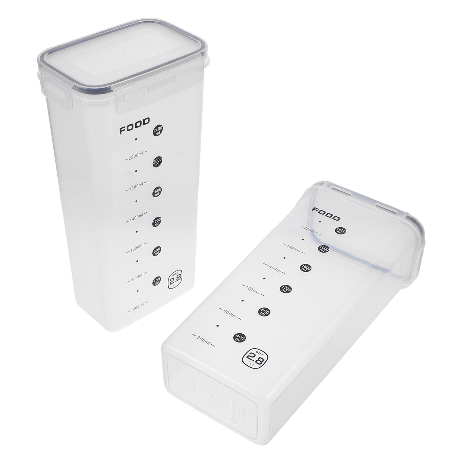2Pcs Grain Storage Containers  - Food Storage Jars Airtight review and price