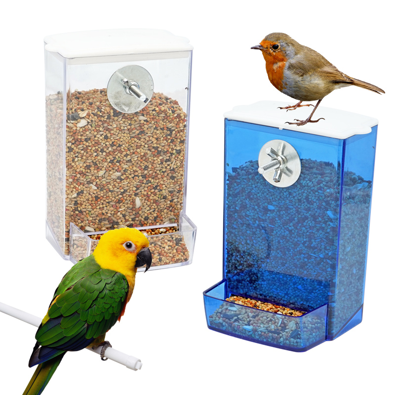 Automatic Bird Feeder Parrot Q - Portion Control Container review and price