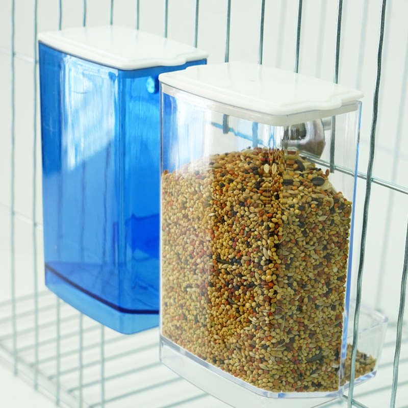 Automatic Bird Feeder Parrot Q - Portion Control Container review and price