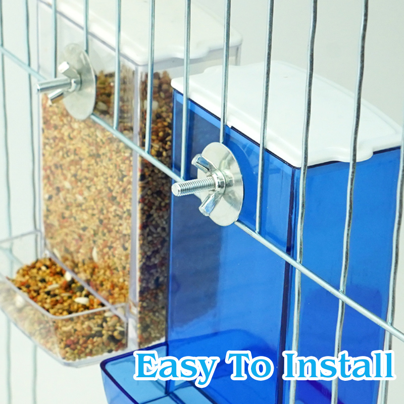 Automatic Bird Feeder Parrot Q - Portion Control Container review and price