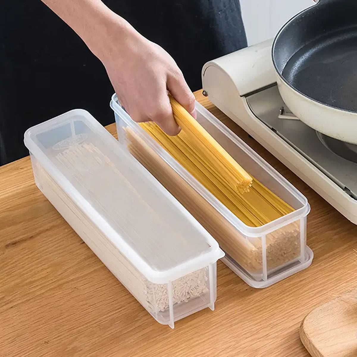 1 Plastic Transparent Storage  - Food Storage Containers B&M review and price