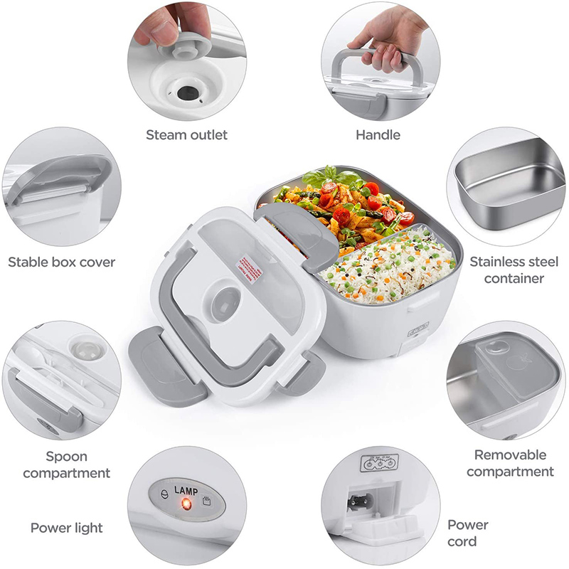 Stainless Steel Electric Heati - Portable Food Warmer review and price
